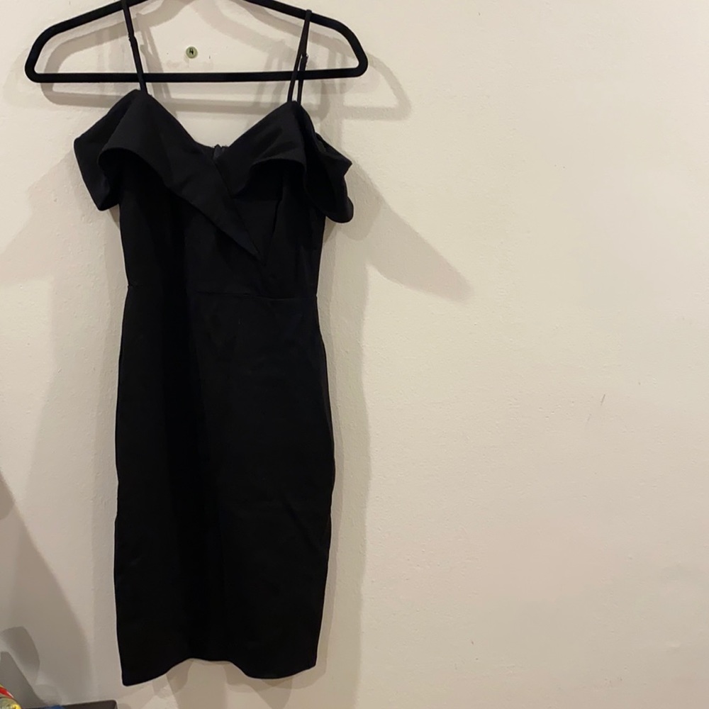 Black dress. Great for a night out or a fancy date.